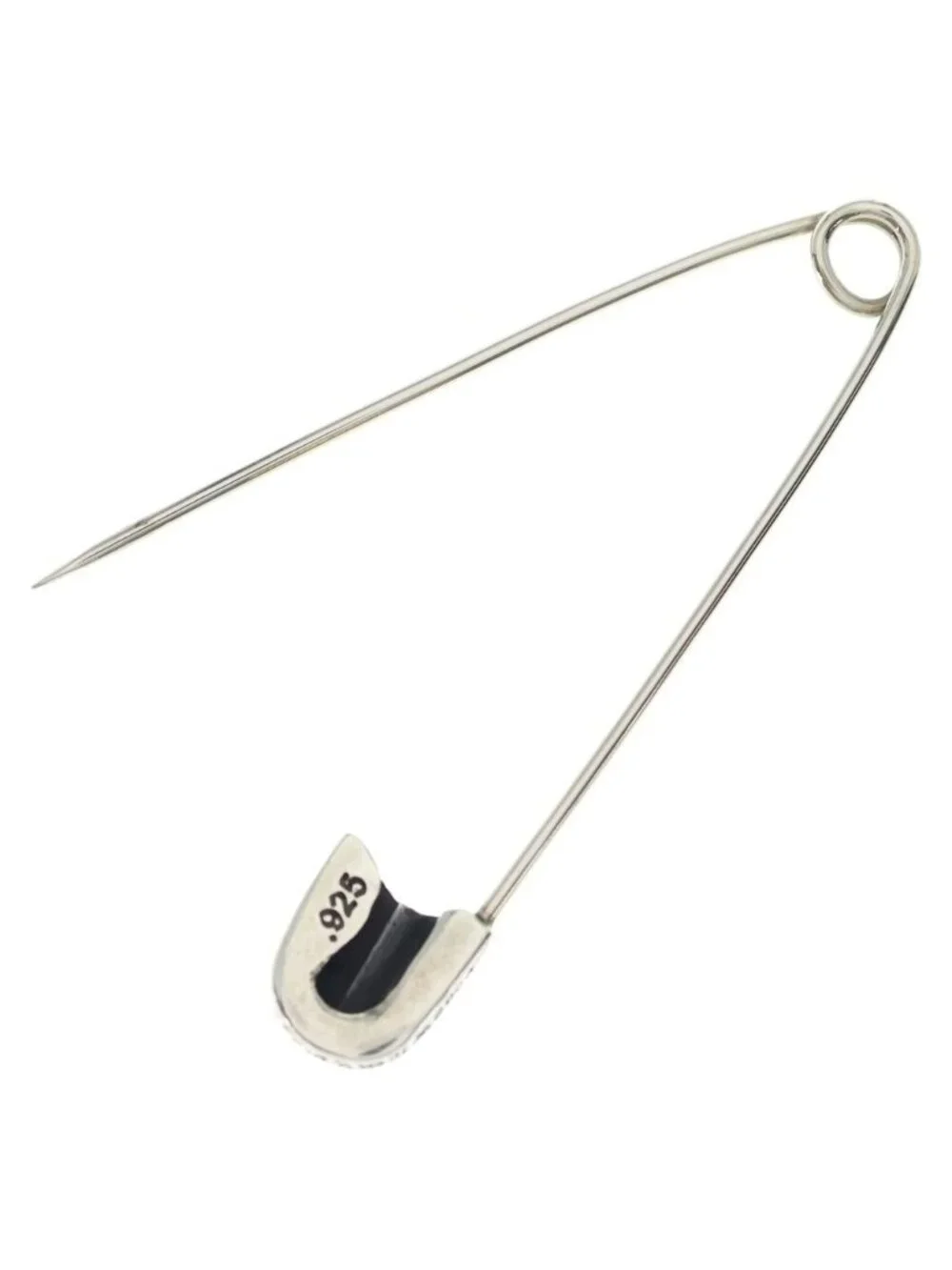 Chrome Hearts Safetypin LG Safety Pin Large Silver Necklace
